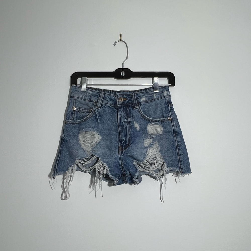 Lefties Women’s Vintage Denim Shorts Blue EUR 34 MEX 24.